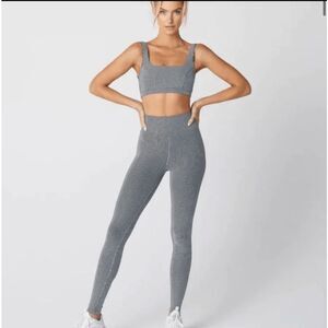 New Gigi C Lori High Waist Compression Leggings XL Black White